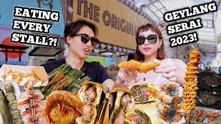 EATING EVERYTHING at Geylang Serai Night Market 2023  BIGGEST RAMADAN BAZAAR in Singapore [upl. by Alya]