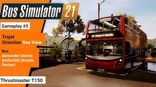 Bus Simulator 21Trajet en Bus Enviro500 Double Decker PS4PS5 FR [upl. by Dachia]