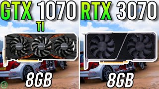 GTX 1070 Ti vs RTX 3070 8GB  Tested in 2023 [upl. by Hayifas]