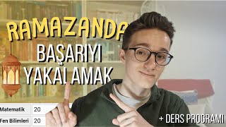 Ramazan Ayında Lgs de Başarıyı Yakala   Ders Programı [upl. by Yclek]