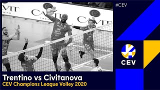 Itas TRENTINO vs Cucine Lube CIVITANOVA FULL MATCH  2020 CLVolleyM [upl. by Goodyear]