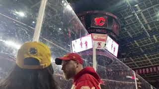 Calgary flames goal horn live 2nd goal nhl hockey calgaryflames [upl. by Jarrid]