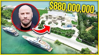 Inside the Lavish Florida Mansion of John Travolta [upl. by Eerased858]