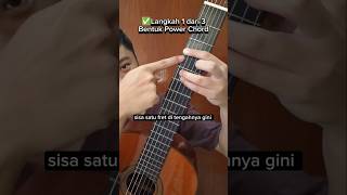 Tutorial Main Gitar Power Chord powerchords tutorialgitar belajarchordgitar chordgitar gitar [upl. by Biagi]