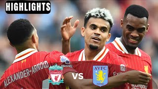 Aston Villa vs Liverpool  Match Highlights  Premier League 2024 [upl. by Hittel]