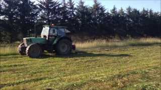 Deutz DX 4wd Turbo cutting the field [upl. by Fricke]