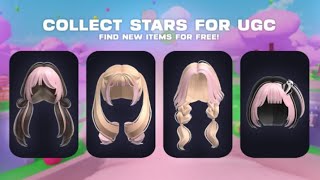 ROBLOX COLLECT STARS FOR UGC CODES  HOW TO REDEEM [upl. by Nimrahc]