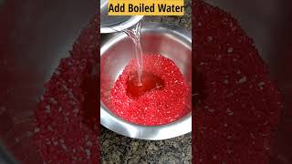 How to Make Instant Jelly at Home  Tops Strawberry Jelly Crystals shorts viral easyrecipe yt❤ [upl. by Kaia520]