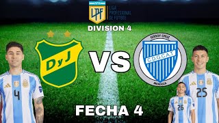 DEFENSA Y JUSTICIA VS GODOY CRUZ  FECHA 4  DIVISION 4 [upl. by Atis]