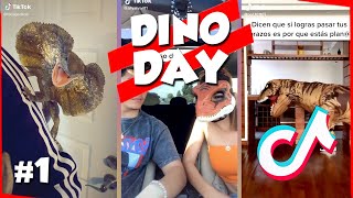 TikTok Dino Day 1  Dinosaur Compilation  This is TikTok [upl. by Edrock]