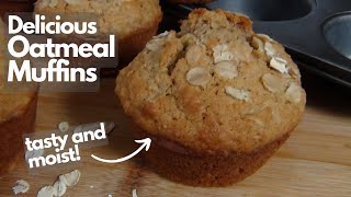 Delicious Oatmeal Muffins  Quick amp Easy Breakfast [upl. by Cardie125]