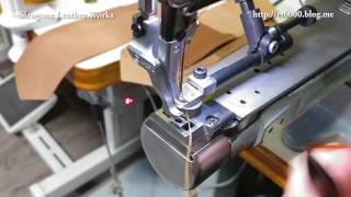 Adler 69 sewing machine  Close up test sewing  애들러 69 바느질 근접 촬영 [upl. by Nitsirc]