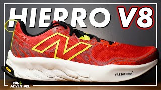 SUPER COMFORTABLE or OVERCUSHIONED New Balance Fresh Foam X Hierro v8 Initial Review Run4Adventure [upl. by Brittnee189]