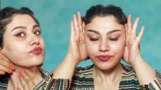 Facial massage exercises to keep the skin young [upl. by Sokul385]