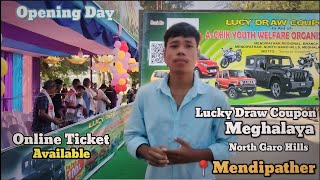 Lucky Draw Coupon  Mendipather lottery  AChik Youth Welfare organisation AYWO [upl. by Acired]