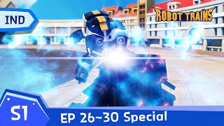 Robot Trains  EP26EP30 60min  SPECIAL FULL EDISODE COMPLIATION  Bahasa Indonesia [upl. by Lennad]