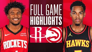 ROCKETS at HAWKS  FULL GAME HIGHLIGHTS  February 10 2024 [upl. by Ayanaj]