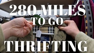 280 MILES TO GO THRIFTING  CHARITY SHOP SHOPPING LEWES amp HOVE  COME THRIFTING  RESELLERS UK [upl. by Marcel26]