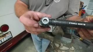 Klein locknut wrench tool review [upl. by Davison]