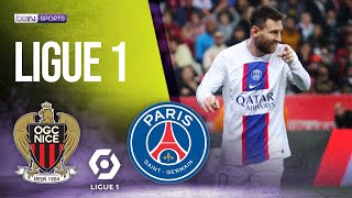 Nice vs PSG  LIGUE 1 HIGHLIGHTS  04082023  beIN SPORTS USA [upl. by Kliber323]