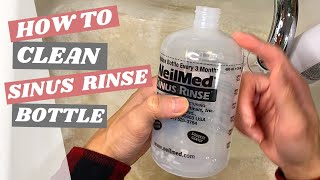 How To Clean Sinus Rinse Bottle [upl. by Nibot]