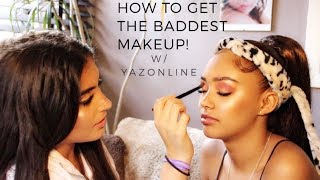 How To Get The Baddest Makeup W Yaz Caramanli  Amelia Monét [upl. by Marisa]