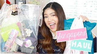 Singapore to Philippines Haul Daiso Uniqlo Watsons Makeup  Janina Vela [upl. by Lebasiairam]