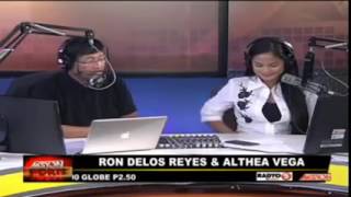 Althea Vega cohosting at Radyo Singko 923 News FM [upl. by Joette]