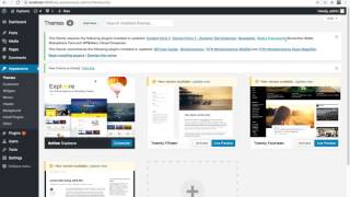 Exploore WordPress Theme  Tutorial Part 1  Theme Installation [upl. by Leary]