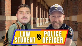 Real Lawyers React Law Student Outsmarts Cop [upl. by Allicsirp]