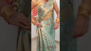 Very easy draping tricks for organza silk saree [upl. by Michaud107]