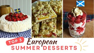 3 European fruit desserts you NEED to make this summer [upl. by Kelleher942]