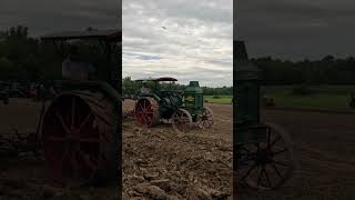 Rumely Oil Pull Prairie Tractor Plowing 🚜 Heritage days Greenville Illinois shorts [upl. by Victorie]