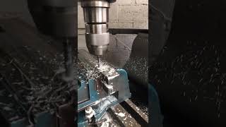 PRECISION DRILLING ON A MANUAL MILLING MACHINE DRILLING MANIFOLD PART  WORKSHOP JOB [upl. by Nodarb]