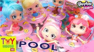 Shopkins Shoppies POOL FUN ORBEEZ Plus Mystery Fashem amp Shopkins [upl. by Jarrett]