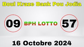 Boul Kraze Bank 16 Octobre 2024 Ak Tout Maryaj Bingo  87 [upl. by Haidabez546]