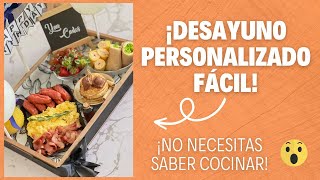 ¿Cómo hacer un desayuno personalizado FÁCIL  Happy Tray DR [upl. by Sylado]