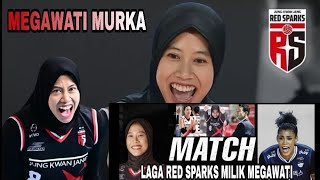 Megawati murka di pertandingan Red spraks vs Gs caltex [upl. by Edveh]