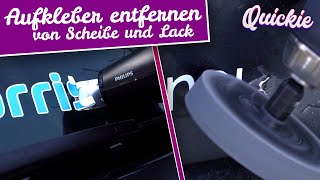 Aufkleber  Folie vom Auto entfernen  So kannst du deine Schriftzüge schonend abmachen  Quickie [upl. by Barthelemy523]