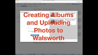 Yearbook  Uploading Pictures and Creating Folders in Walsworth [upl. by Assirahs]