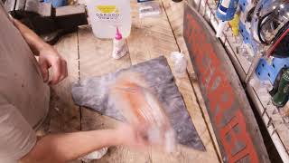 How To Clean Roofing Lead  MrMacHowto [upl. by Adiaros620]