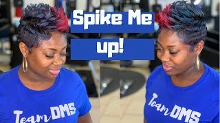 Watch me curl this hair  How to curl short hair [upl. by Emor414]