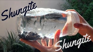 Why I Put Rocks in My Drinking Water Shungite [upl. by Adnawed729]