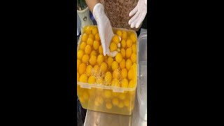 Amazing Giant Size ORIGINAL JIGGLY CAKE making and cutting  Korean Street Food [upl. by Schlenger]