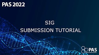 SIG Submission Tutorial [upl. by Isidor]