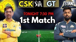 IPL 2023 MATCH1  Chennai vs Gujarat 1st Match Playing 11  CSK vs GT Match Probable Lineup 2023 [upl. by Yrogerg704]