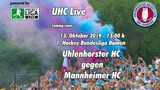 UHC Live  UHC vs MHC  1 Damen Hockey Bundesliga  13102019  1300 h [upl. by Pravit252]