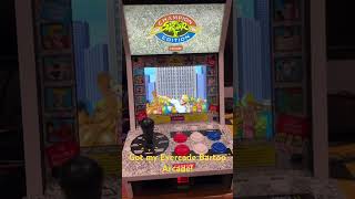 Got my evercade Bartop arcade streetfighter capcom retrogaming arcade [upl. by Annalee]