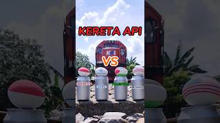 ISRAEL VS PALESTINA VS INDONESIA VS AMERIKA VERSI KERETA API shorts keretaapi viralvideo [upl. by Keryt]