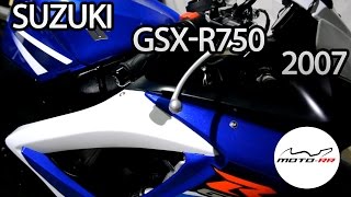 SUZUKI GSXR750 2007 Детальное видео MOTORR [upl. by Aicel]